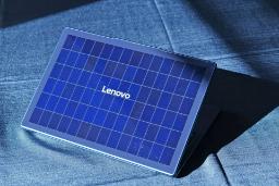 لپ تاپ لنوو Solar PC با پنل خورشیدی