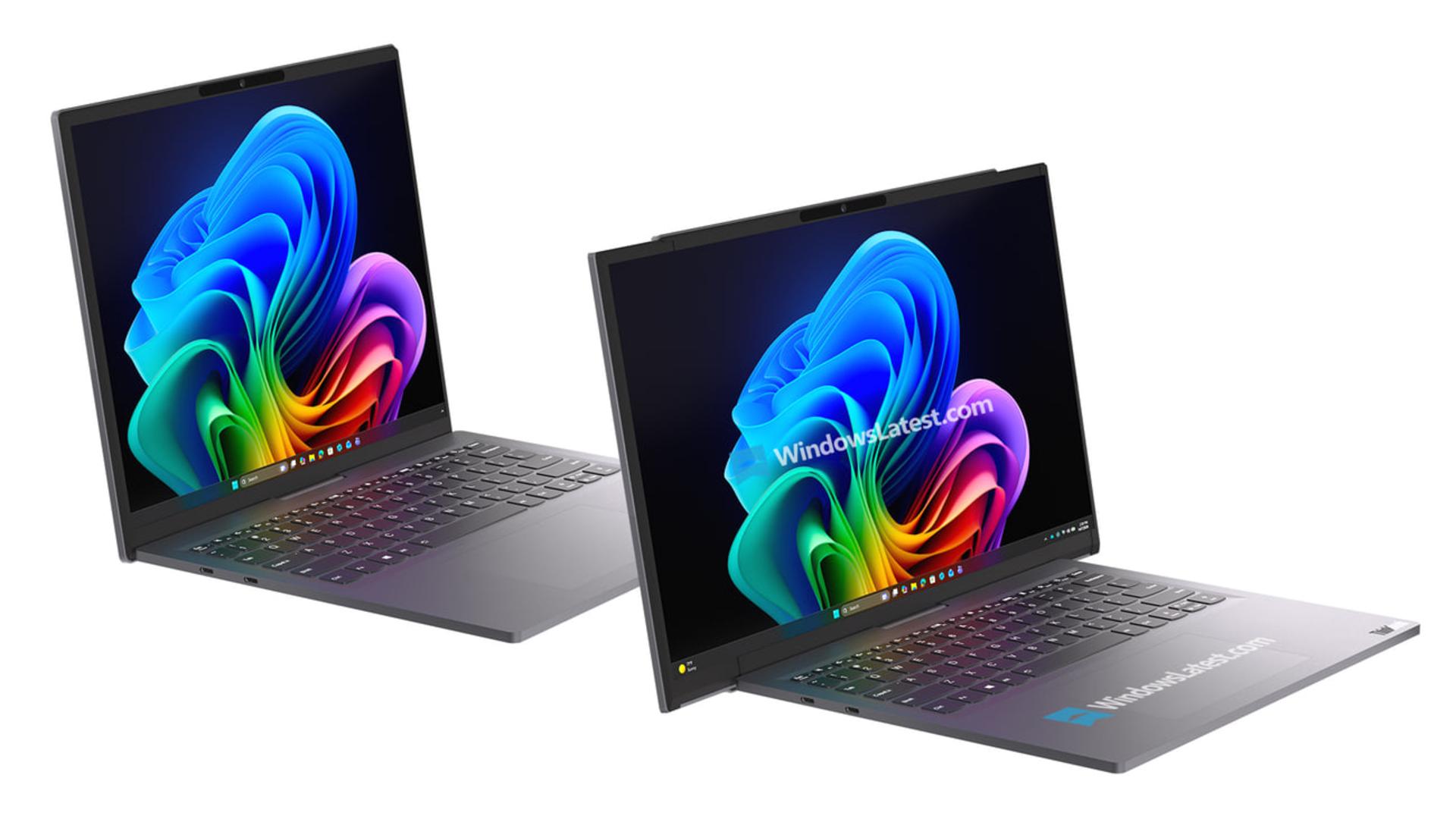 لپتاپ لنوو ThinkBook با دو نمایشگر عریض و کیبورد مجزا