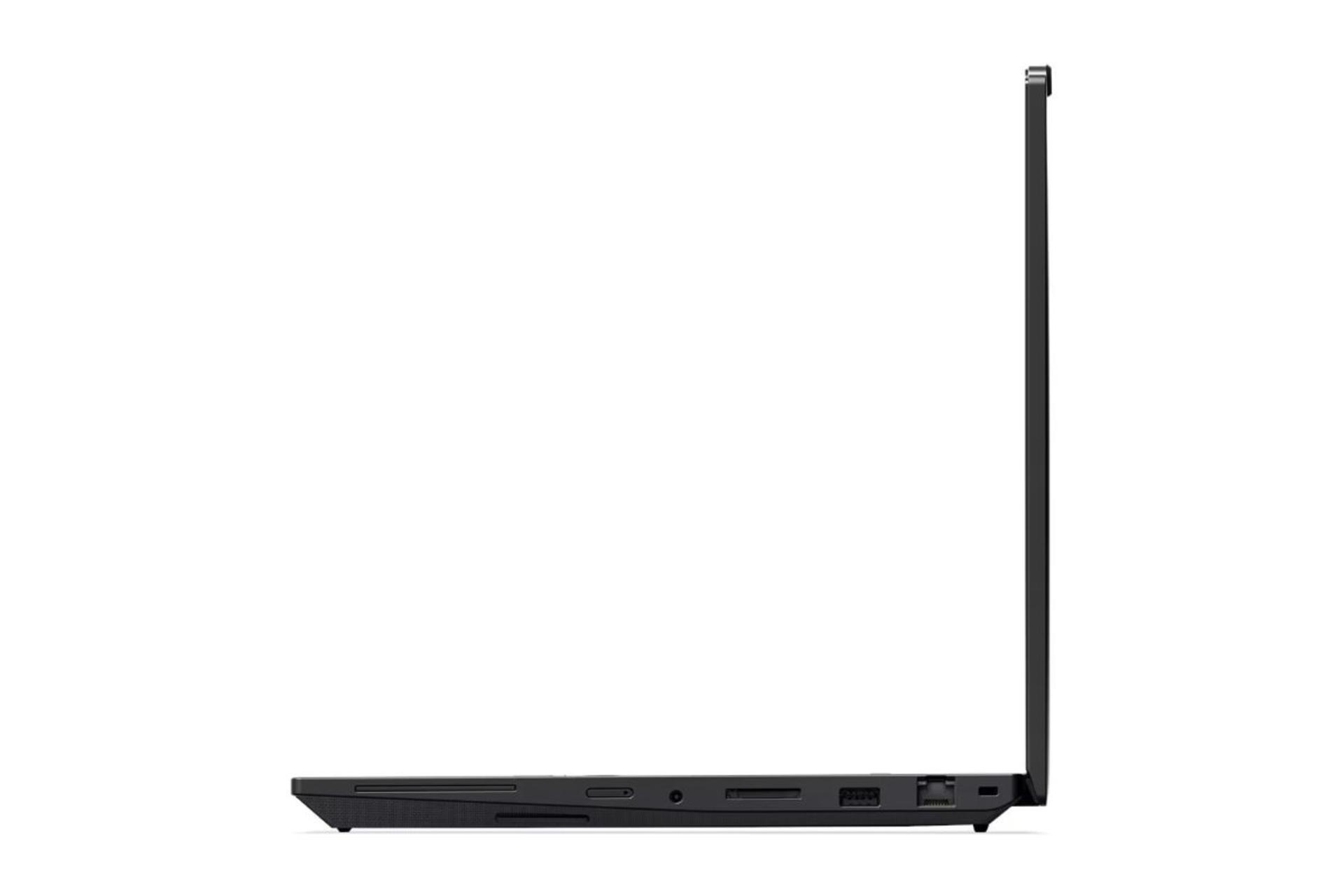لپ تاپ لنوو Lenovo ThinkPad P16v Gen 3 نمای جانبی راست و درگاه ها