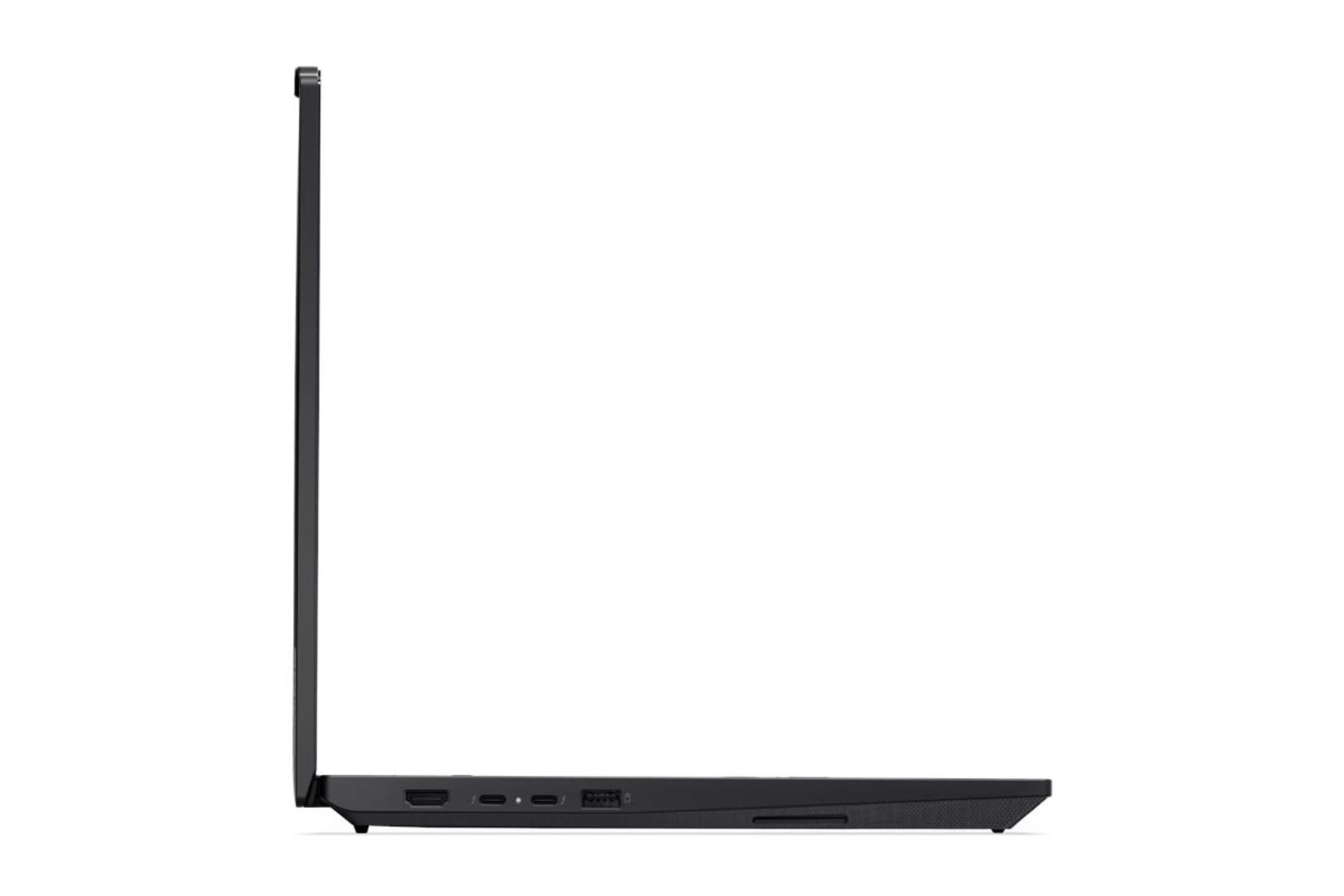 لپ تاپ لنوو Lenovo ThinkPad P16v Gen 3 نمای جانبی چپ و درگاه ها