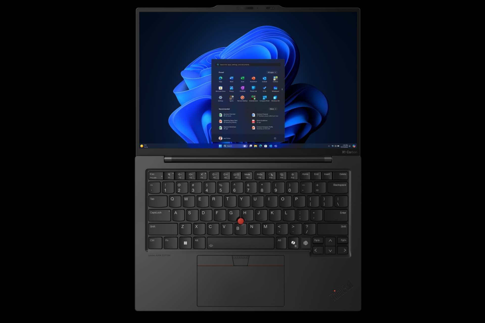 کیبورد لپ‌تاپ ThinkPad X1 Carbon Gen 13 Aura Edition لنوو