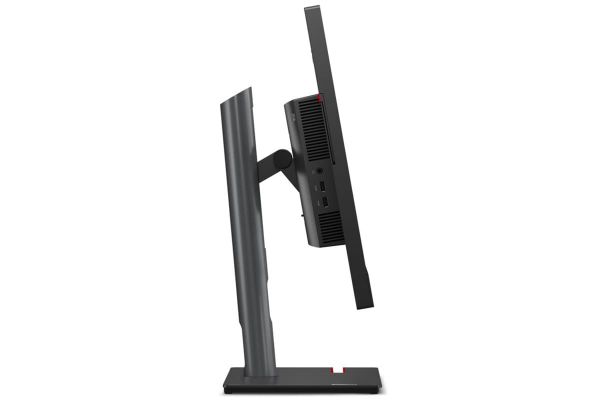 مانیتور لنوو ThinkVision 27 3D از نیم رخ چپ پورت ها