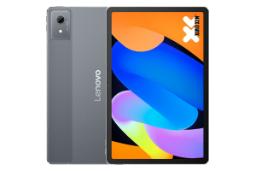 نمای کلی تبلت Xiaoxin پد 11 5G لنوو / Lenovo Xiaoxin Pad 11 5G با نمایشگر روشن و نمایش لوگو و دوربین پنل پشت