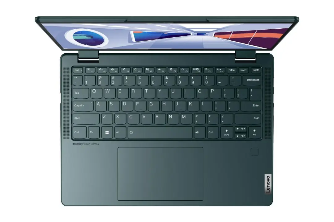 لپ تاپ لنوو Lenovo Yoga 6 13ABR8 نمای بالا و کیبورد