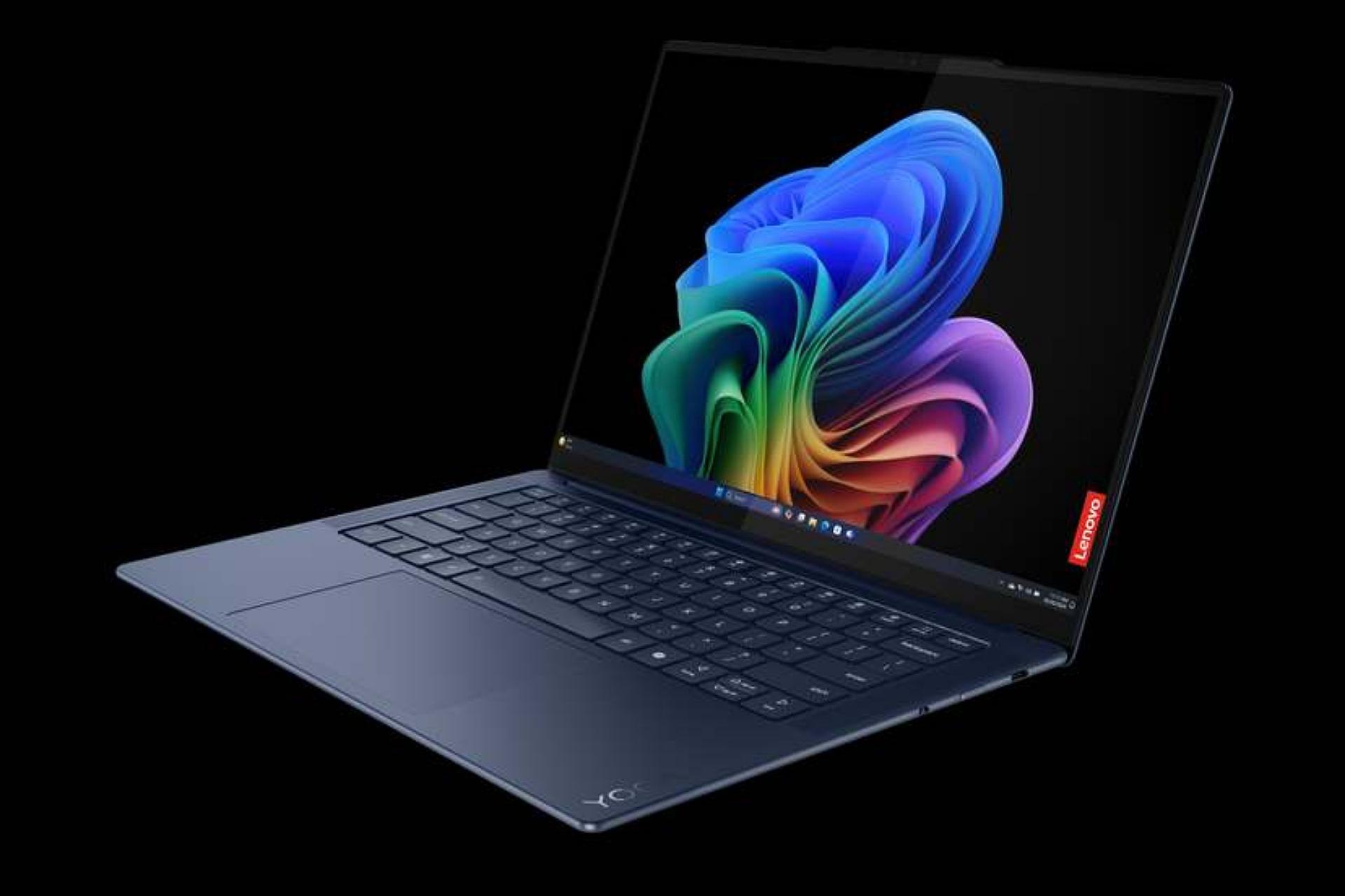 لپ تاپ Lenovo Yoga Slim 7x 14 Gen 9 به‌صورت باز