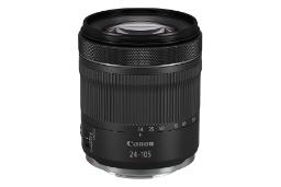 لنز کانن Canon RF 24-105mm F4.0-7.1 IS STM نمای بالا و جلو