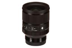 لنز سیگما Sigma 24mm F1.4 DG DN Art نمای جلو و جانبی