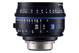 لنز زایس Zeiss 85mm T2.1 CP.3 نمای جانبی ایستاده