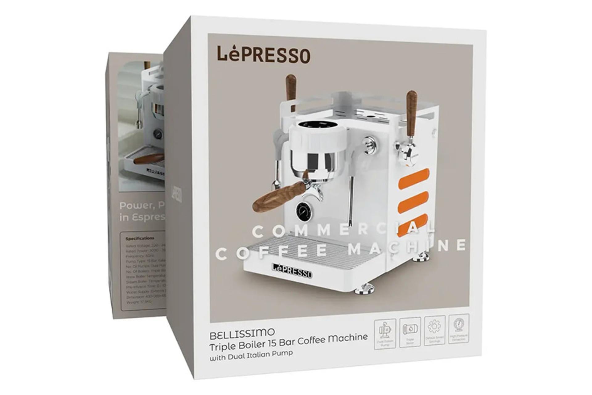 اسپرسوساز لپرسو LePresso LPCFFBTB0091 جعبه و بسته بندی