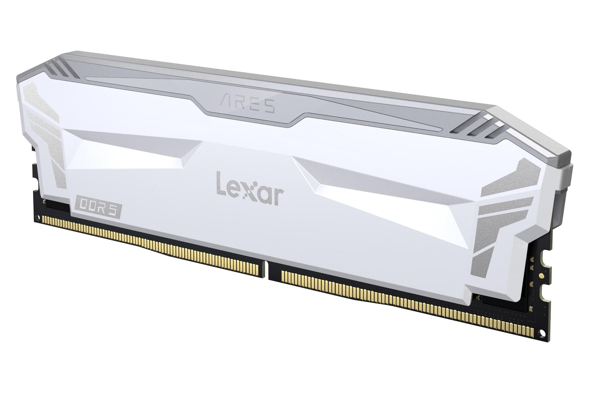 سمت راست رم لکسار Lexar ARES DDR5 سفید