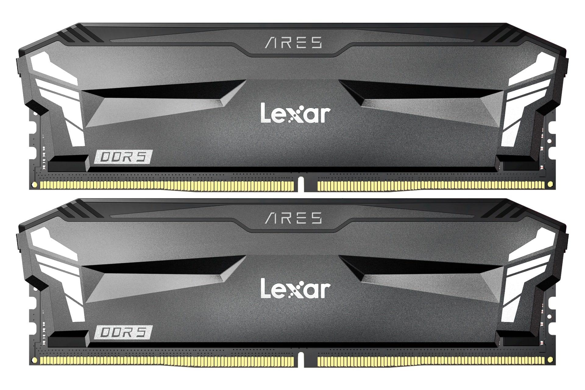 رم لکسار Lexar ARES DDR5 خاکستری دوکاناله