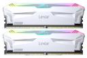 رم لکسار Lexar ARES RGB DDR5 سفید دوکاناله