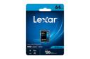 جعبه کارت حافظه لکسار Lexar BLUE SDXC Class 10 UHS-I U3 64GB
