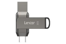 نمای کلی فلش مموری لکسار JumpDrive مدل D400 ظرفیت 32 گیگابایت USB 3.2 Gen 1