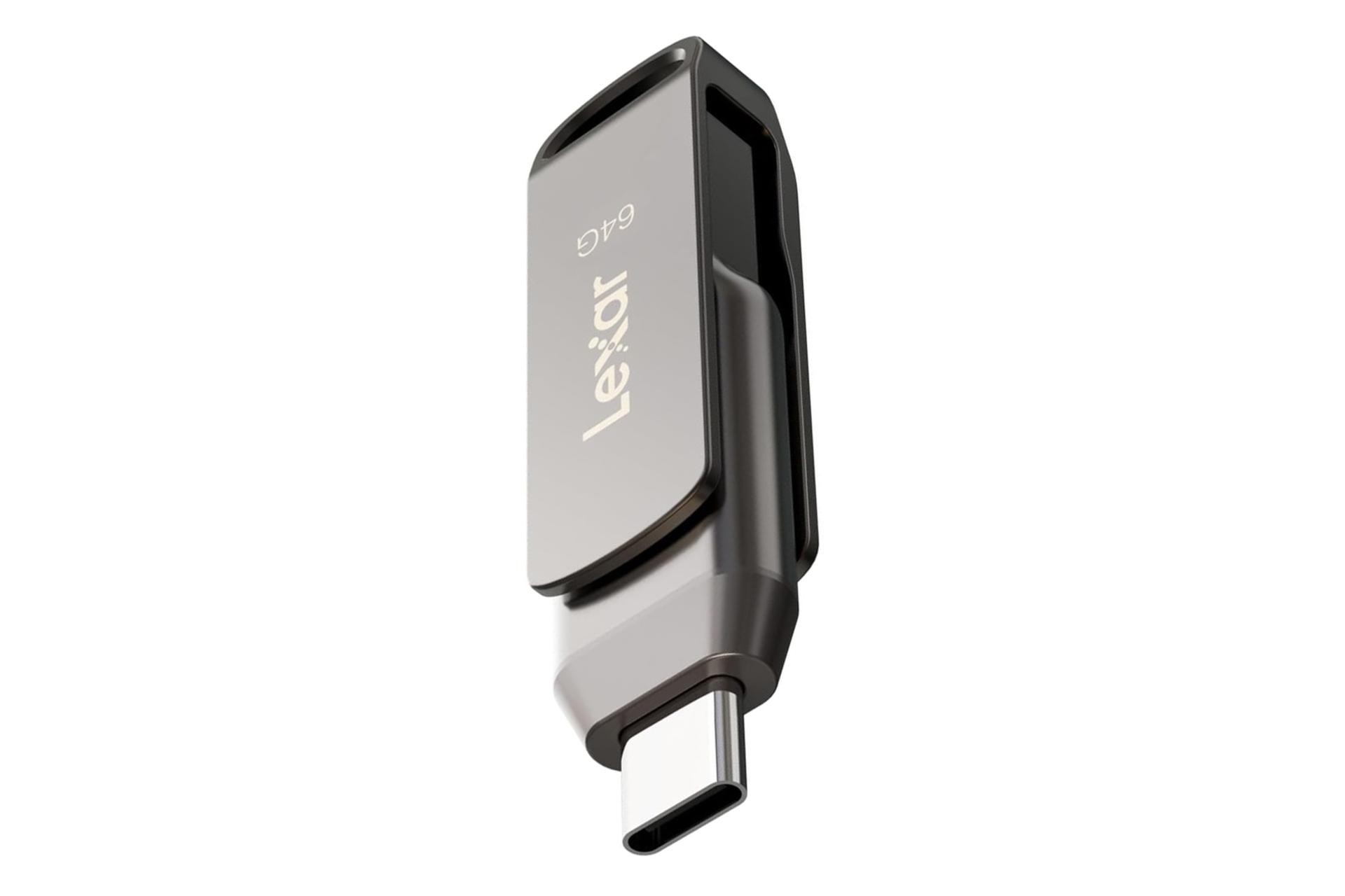 درگاه فلش مموری لکسار Lexar JumpDrive Dual Drive D400 64GB USB 3.2 Gen 1