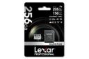 جعبه کارت حافظه لکسار microSDXC با ظرفیت 256 گیگابایت مدل Professional SILVER PLUS A2 V30