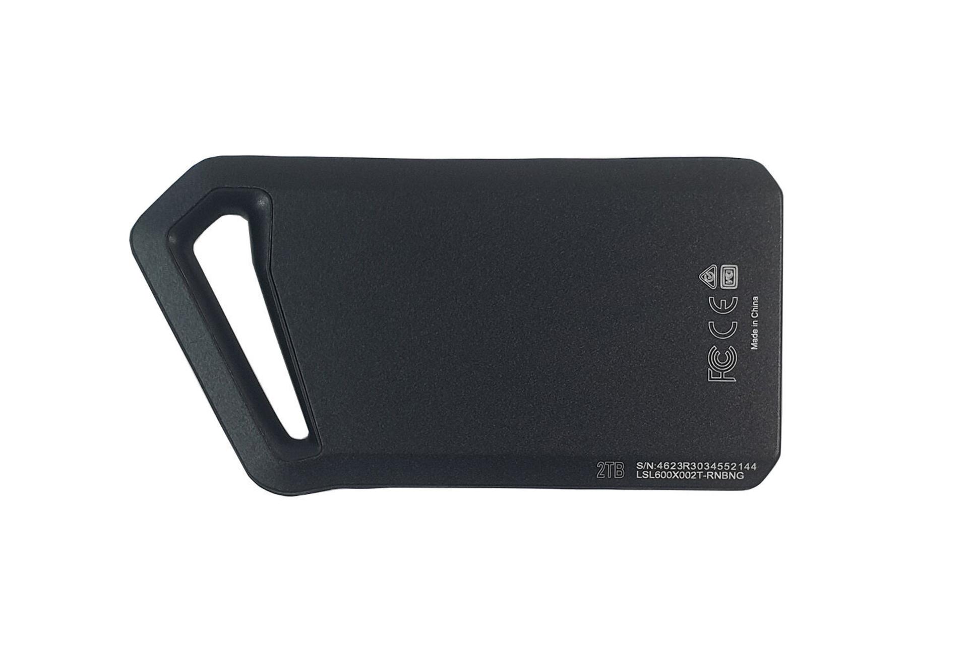 نمای پشت و بدنه اس اس دی لکسار Professional SL600 USB 3.2 Gen 2x2