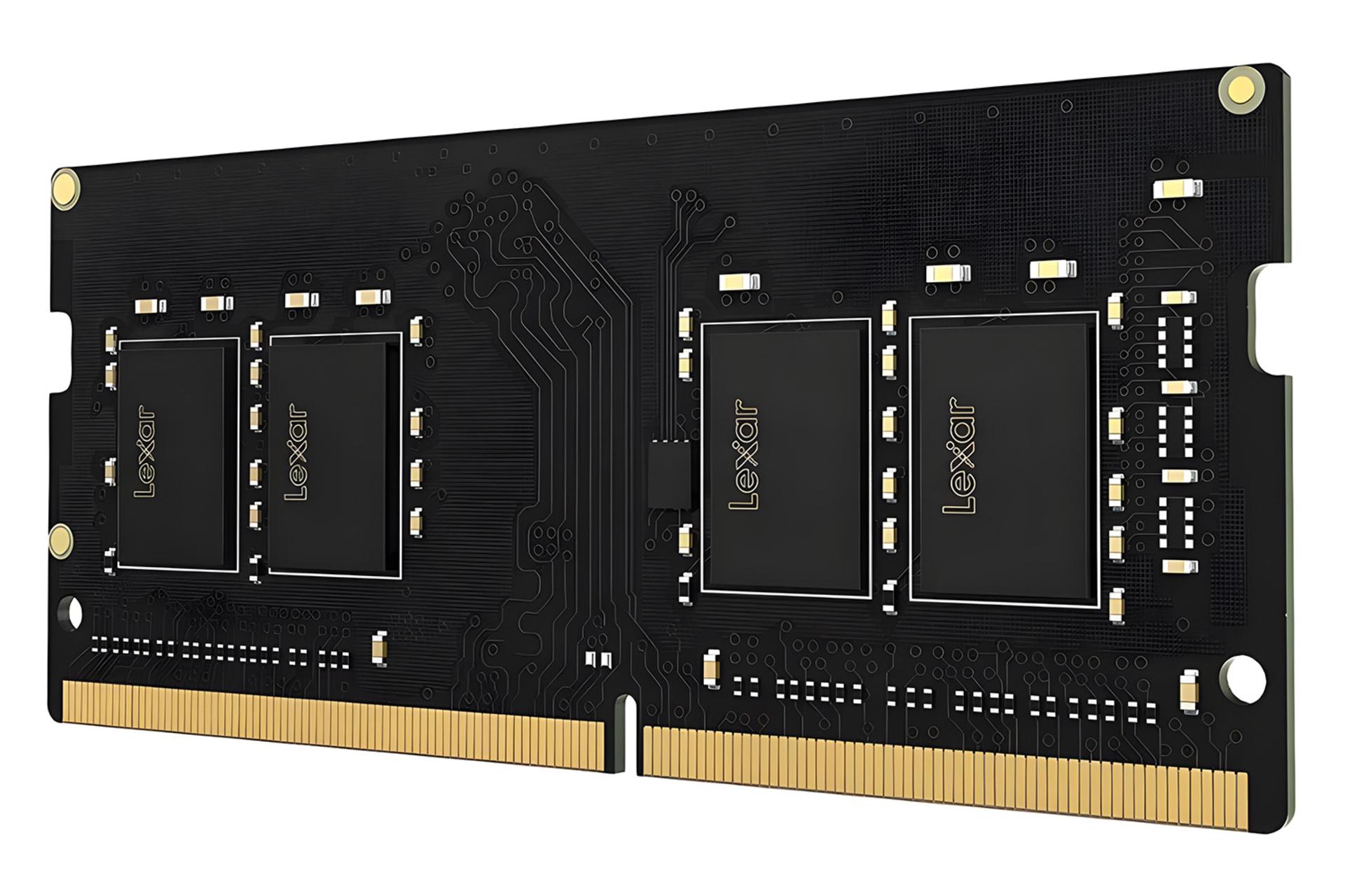 نمای کناری رم لکسار Lexar SODIMM Laptop 8GB DDR4-3200 CL22