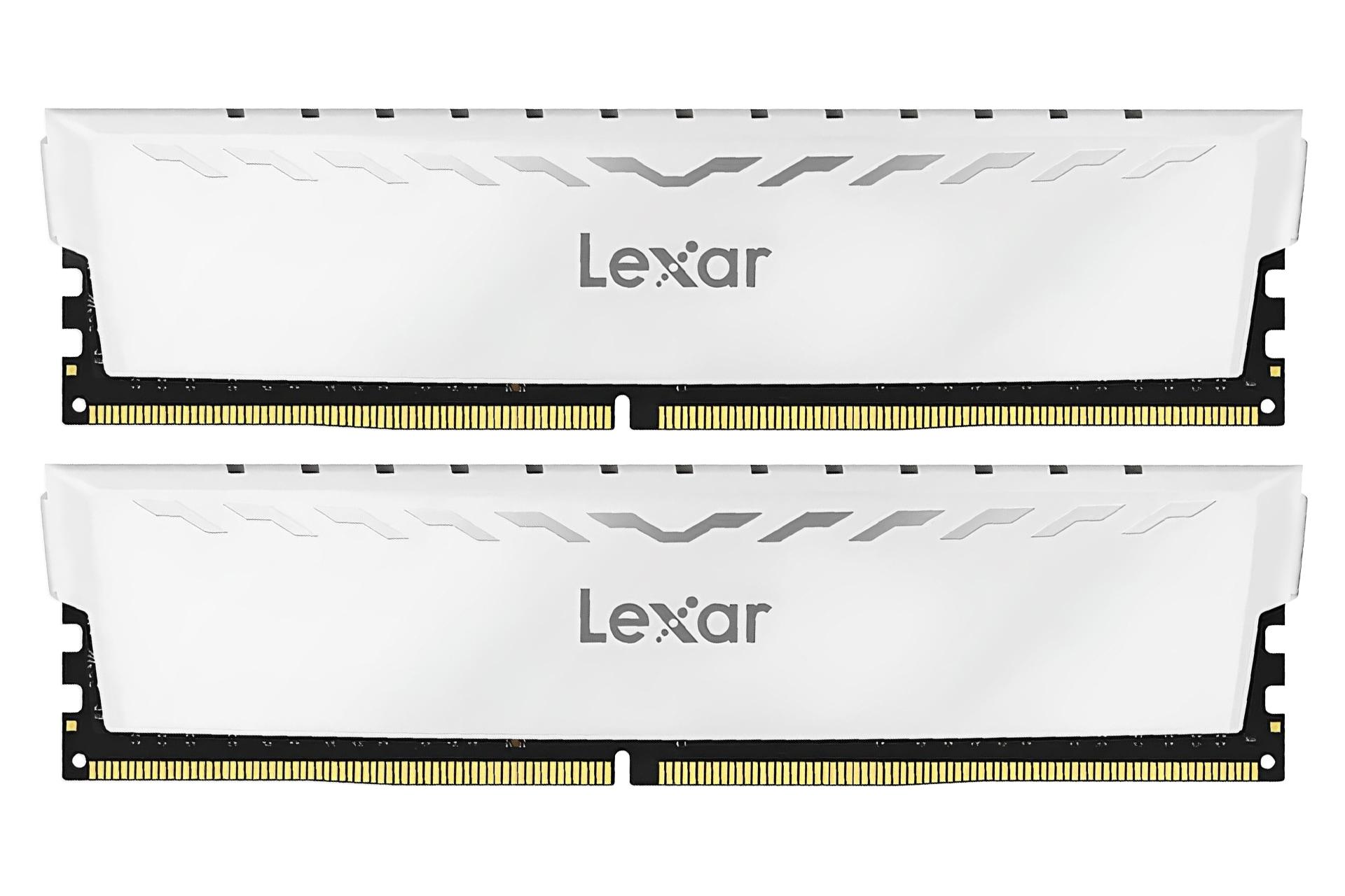 رم لکسار Lexar THOR DDR4 سفید دوکاناله