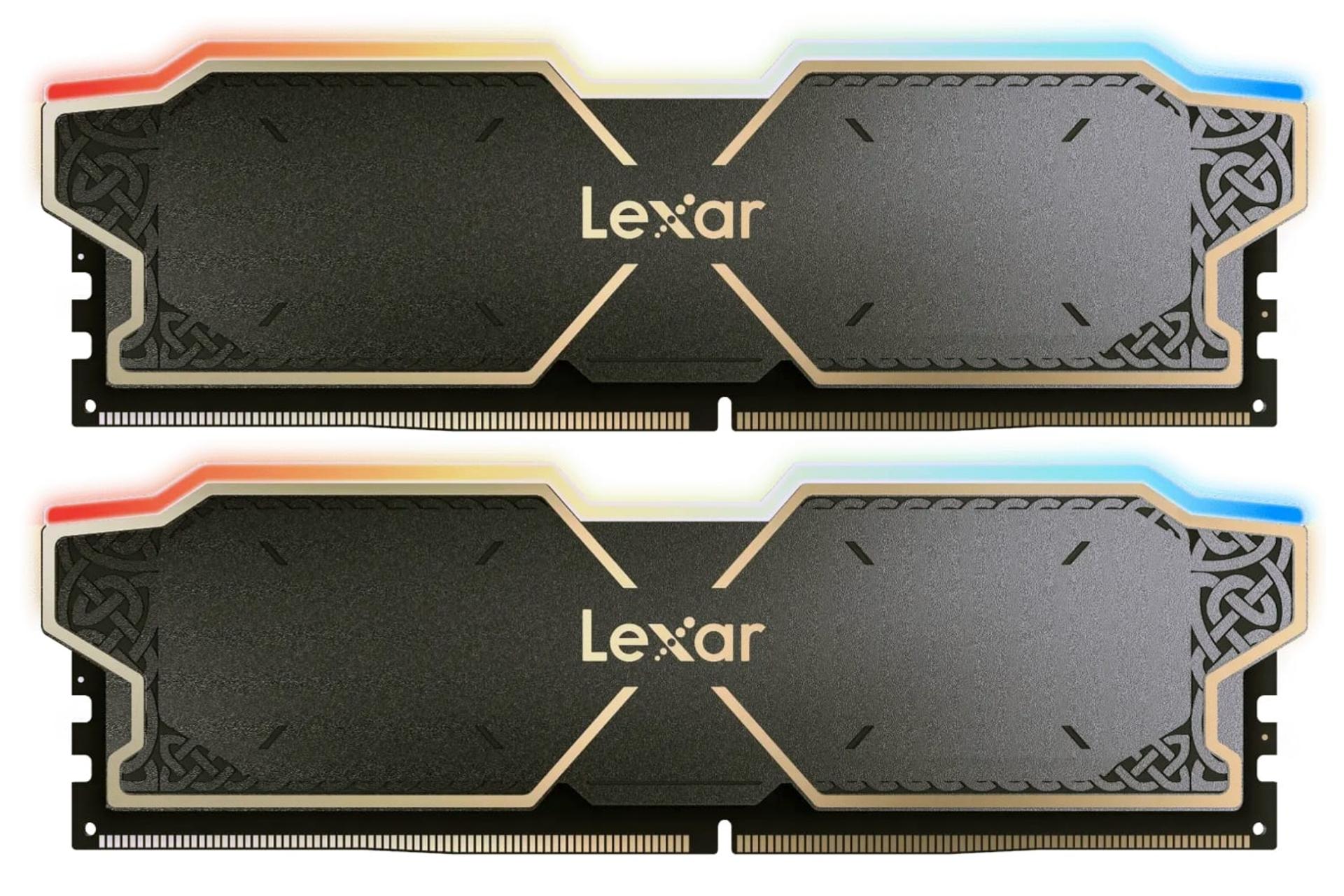 رم لکسار Lexar THOR RGB DDR5 مشکی دوکاناله