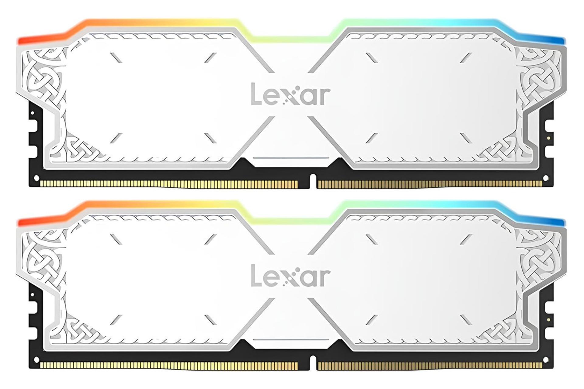 رم لکسار Lexar THOR RGB DDR5 سفید دوکاناله