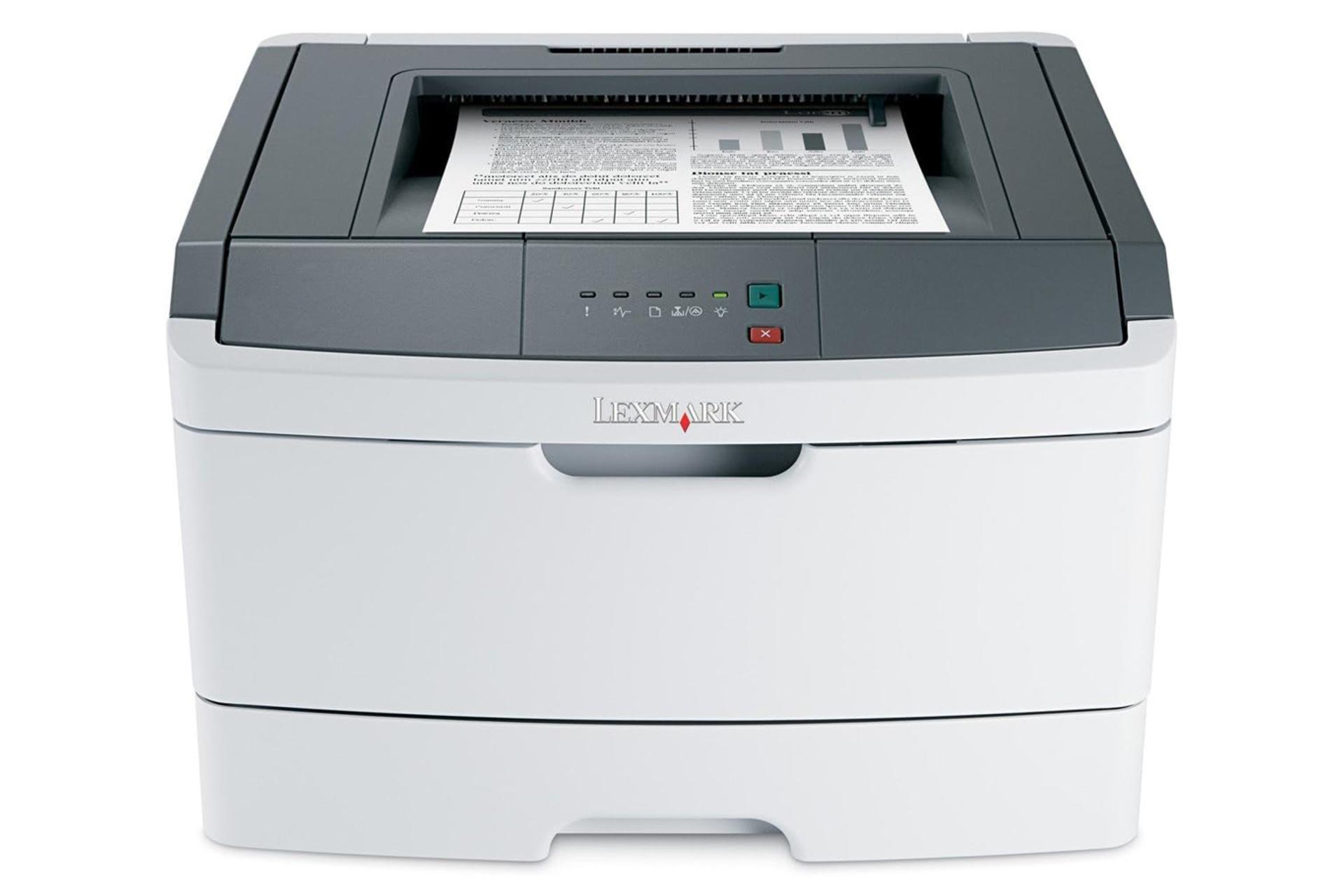 ابعاد و اندازه پرینتر لکسمارک E260dn