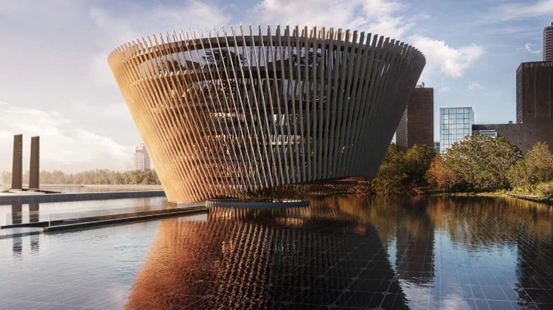 ساختمان لکسوس هاوس از نمای بیرون