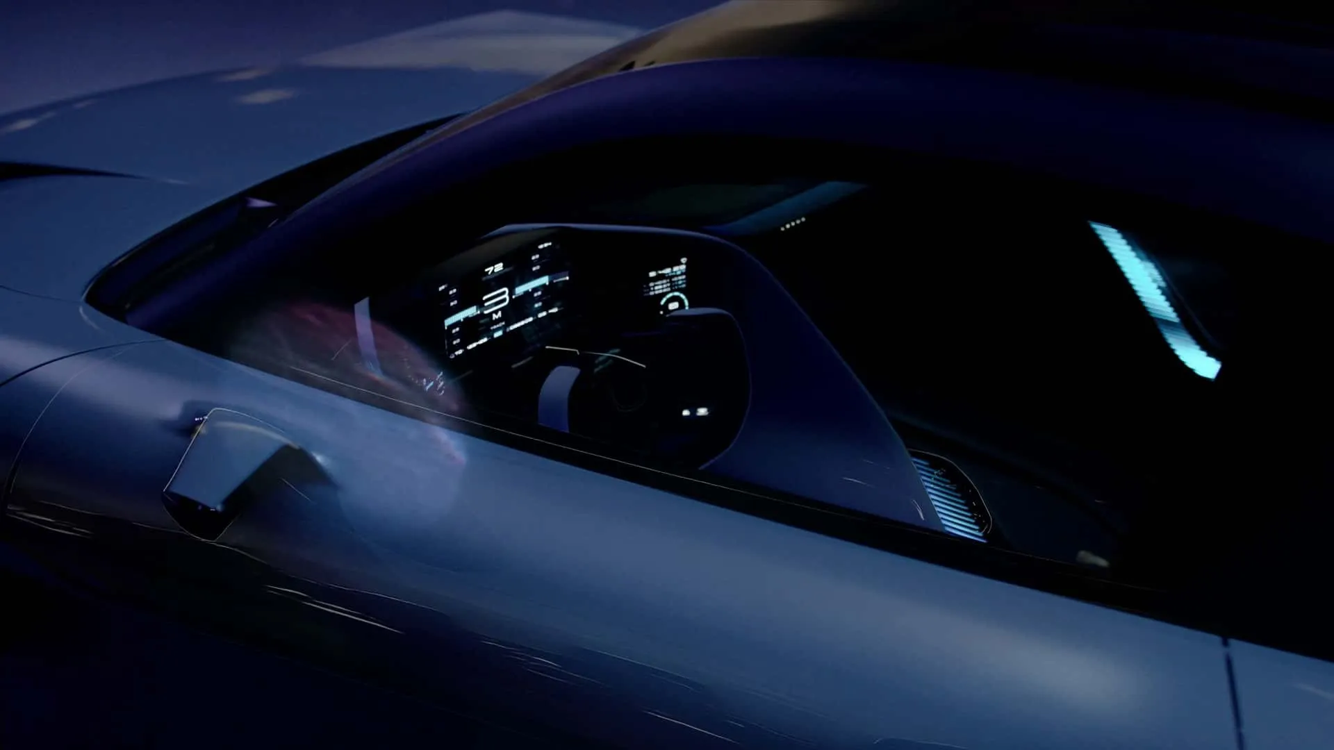 نمای داخلی خودرو لکسوس LFA کانسپت