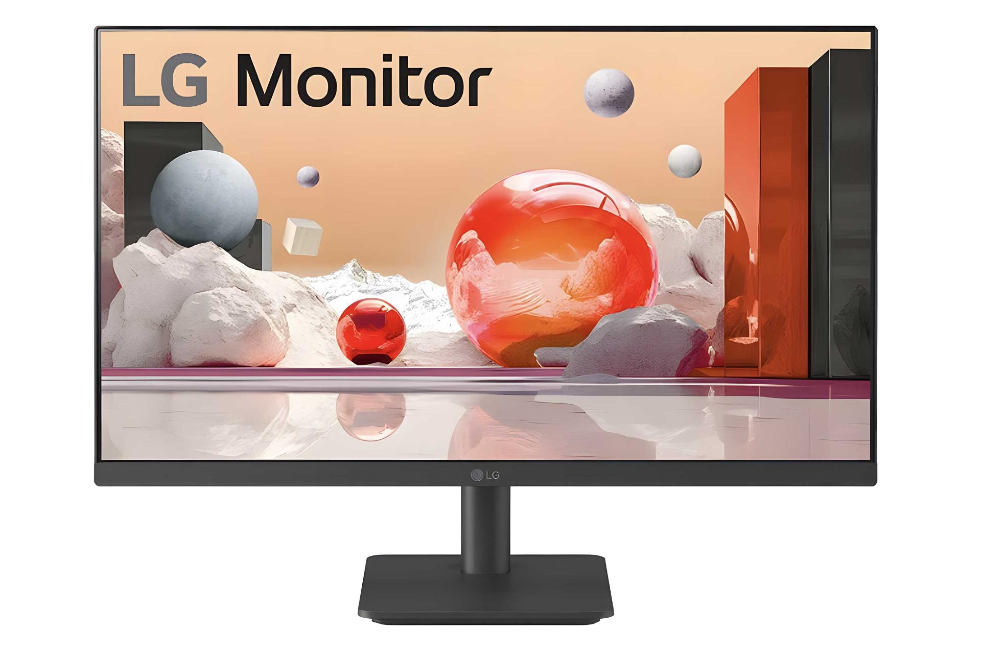 نمای جلویی مانیتور LG 25MS500 