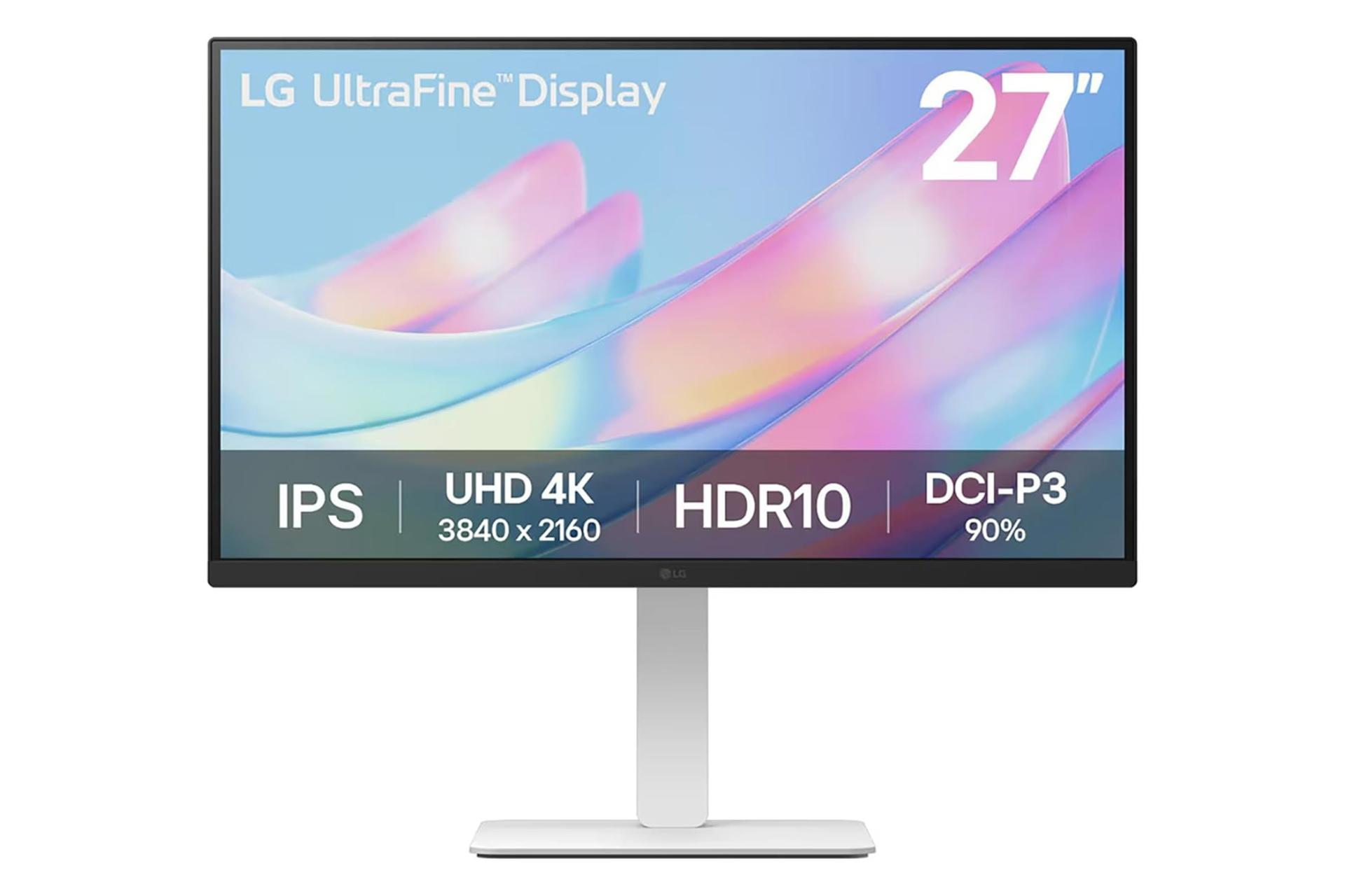 مانیتور ال جی 27 اینچ مدل 27US550 نمای جلو