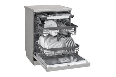 ماشین ظرفشویی ال جی LG DFC435 نمای جلو درب باز