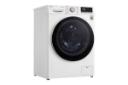 ماشین لباسشویی ال جی LG F4V5RGP0W نمای جلو و چپ