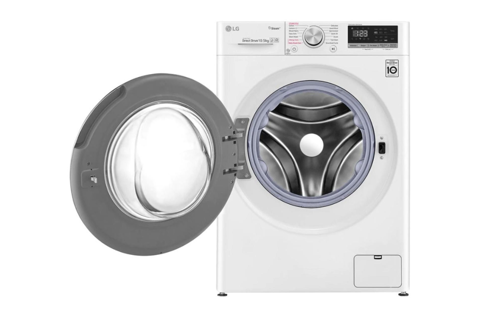 ماشین لباسشویی ال جی LG F4V5RYP0W نمای درام