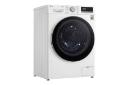 ماشین لباسشویی ال جی LG F4V5VYP0W نمای جلو و چپ