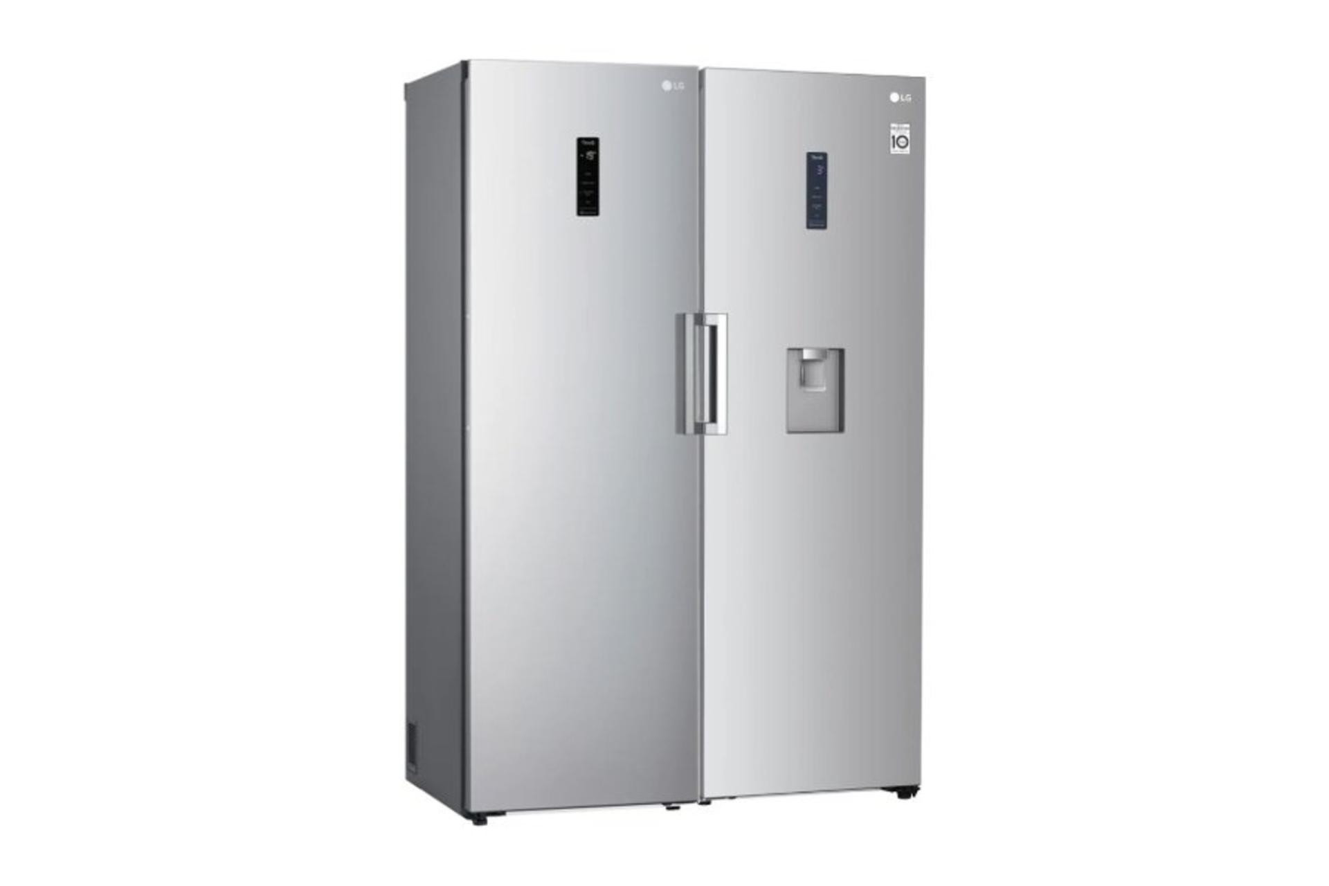 یخچال فریزر ال جی LG F511 B514 نمای چپ