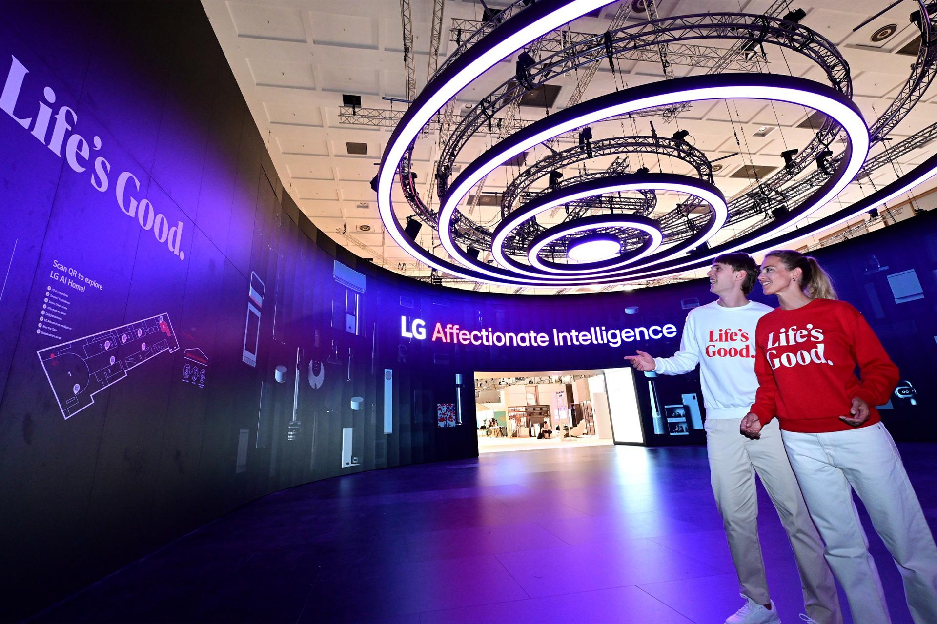 غرفه‌ی ال‌جی در نمایشگاه IFA 2024