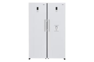 یخچال فریزر ال جی LG LF250RL LF250FL رنگ سفید نمای جلو