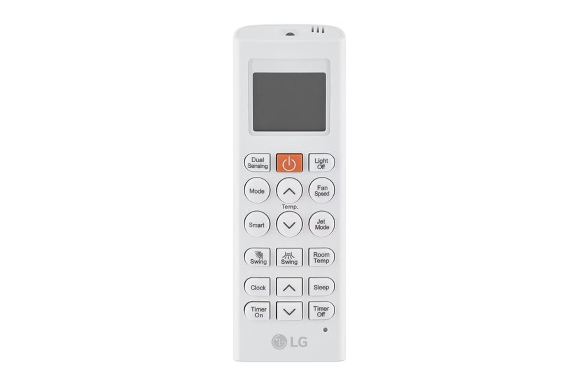 کولر گازی ال جی LG LGC13T3 نمای ریموت کنترل