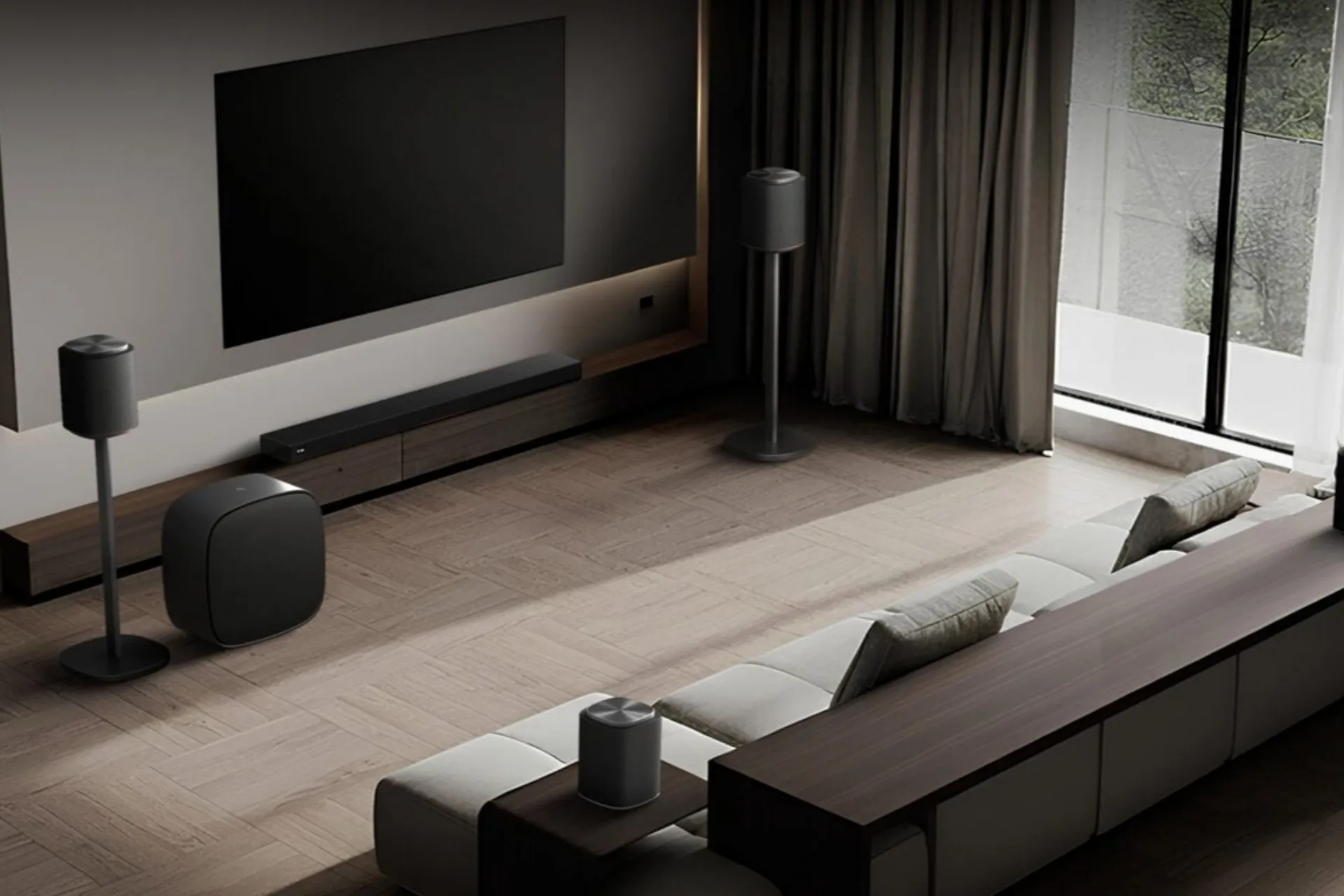 سیستم ساندبار LG Sound Suite ال‌جی در خانه
