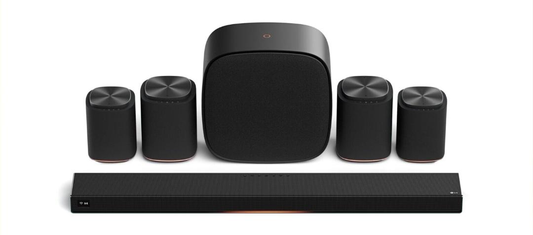 اجزای سیستم ساندبار LG Sound Suite ال‌جی