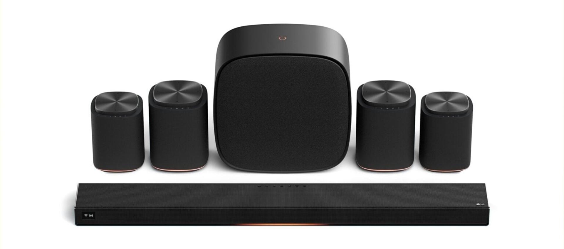 اجزای سیستم ساندبار LG Sound Suite ال‌جی