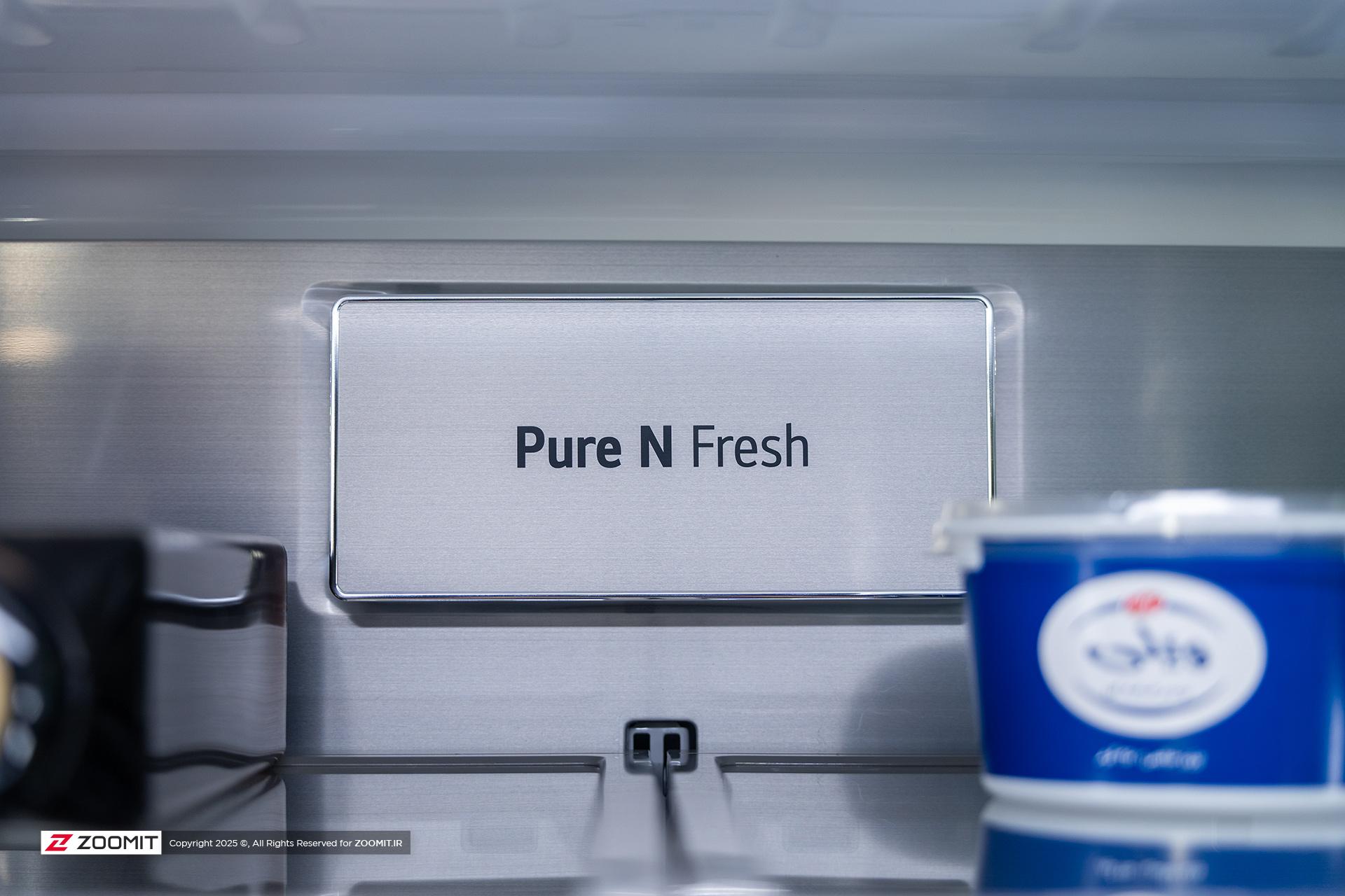تکنولوژی Pure n Fresh در یخچال فریزر MoodUp ال جی