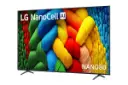 تلویزیون ال جی نانو LG NANO80 2025 نمای جلو و راست