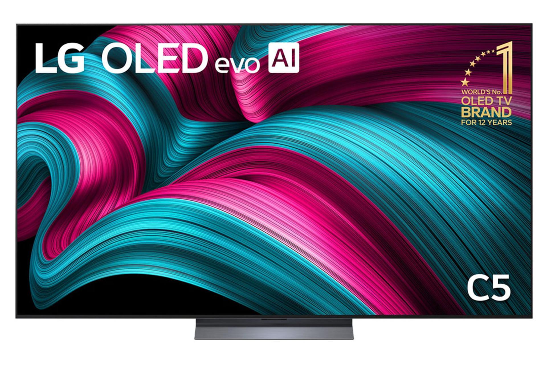تلویزیون ال جی اولد LG OLED C5 نمای جلو