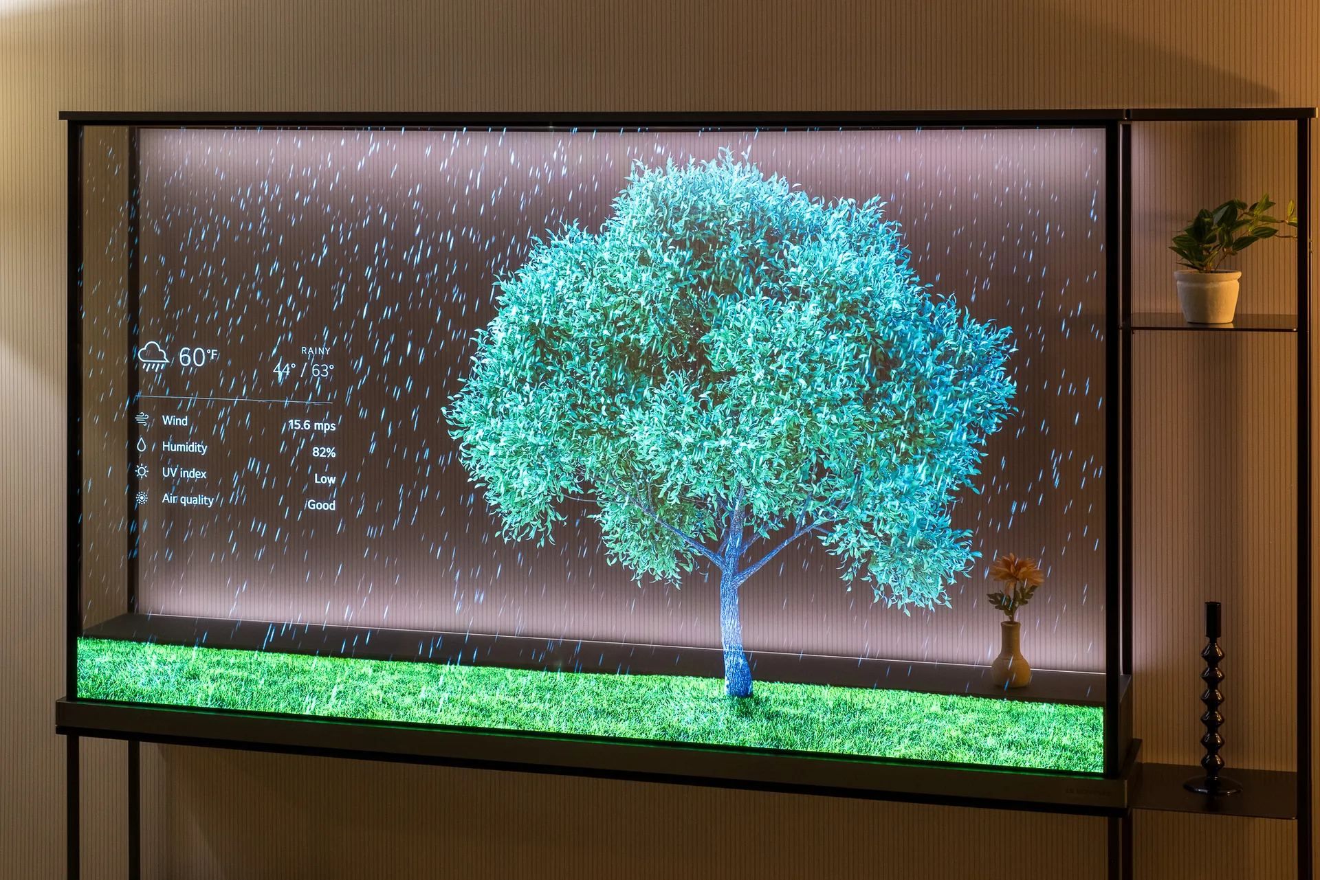 تلویزیون شفاف OLED Signature T ال جی