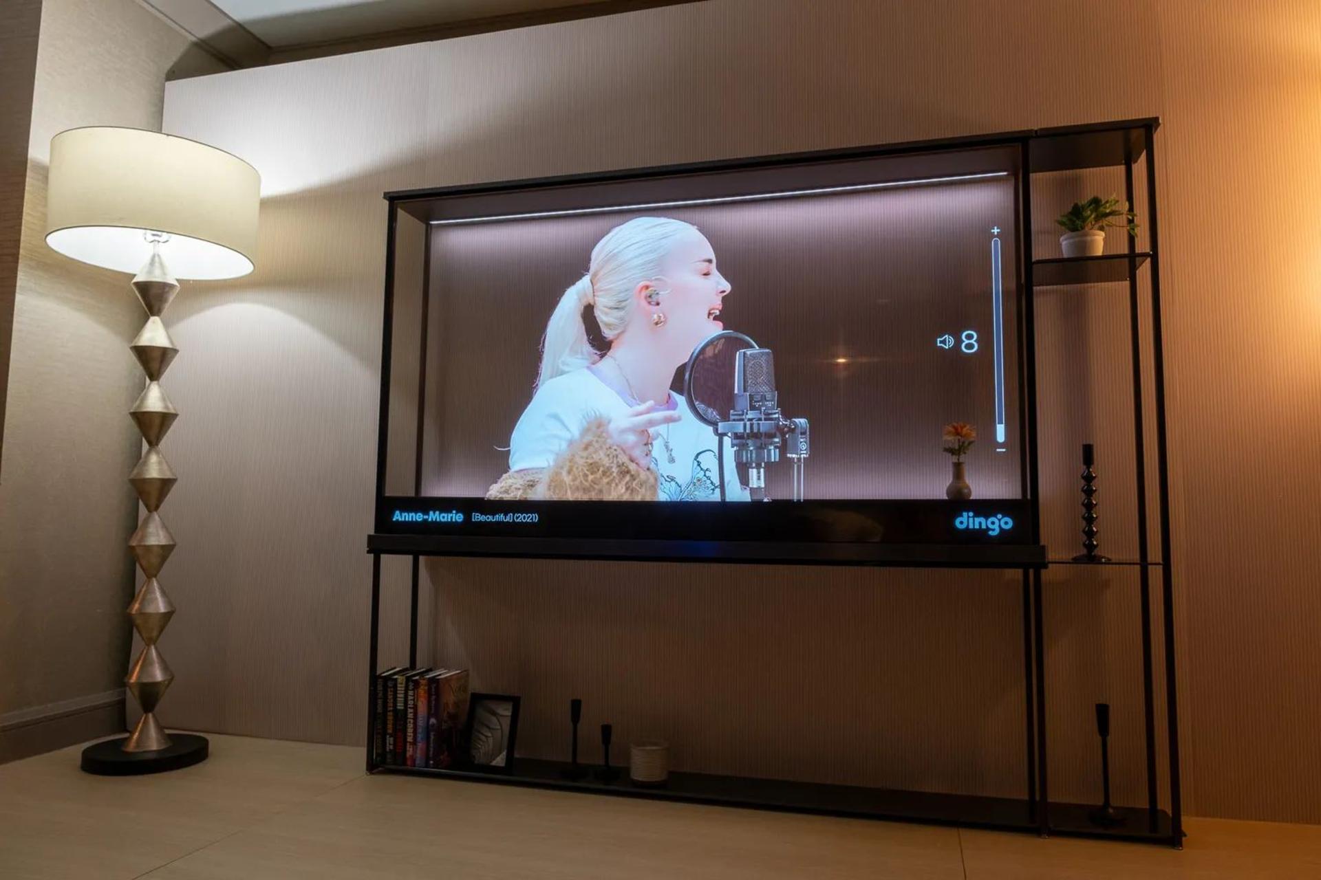 تلویزیون شفاف OLED Signature T ال جی