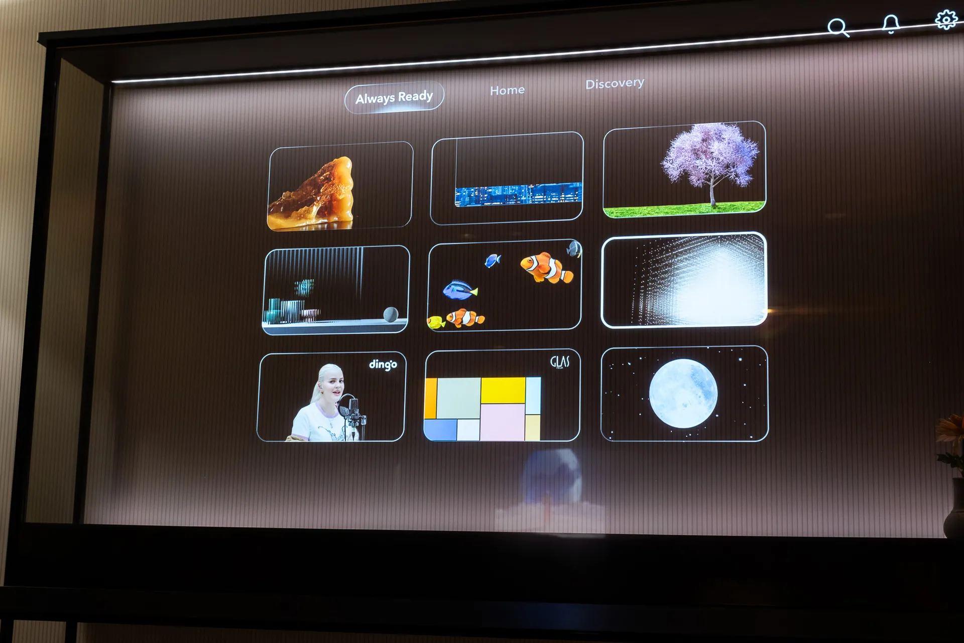 تلویزیون شفاف OLED Signature T ال جی