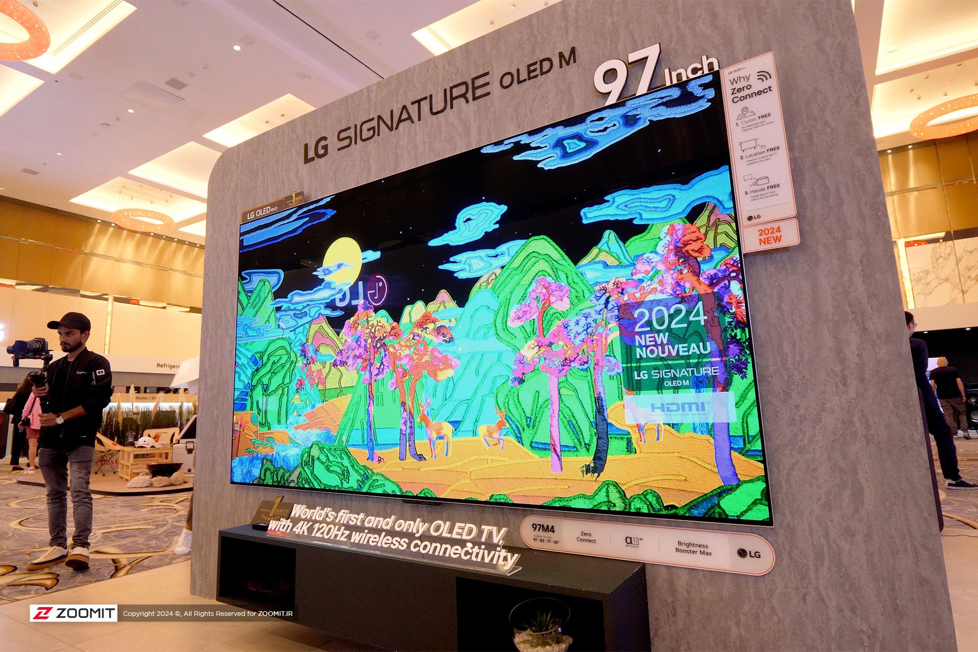 تلویزیون بی‌سیم OLED M4 97 ال‌جی