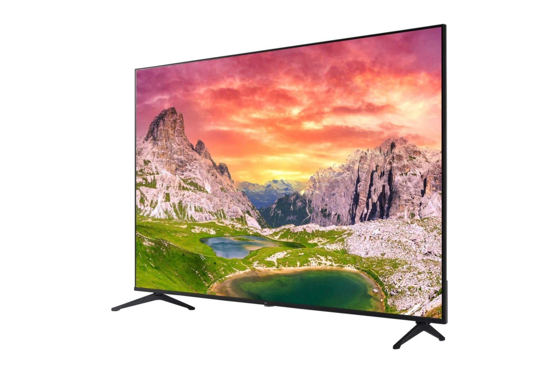 تلویزیون ال جی LG UA851C 2025 نمای جلو و راست