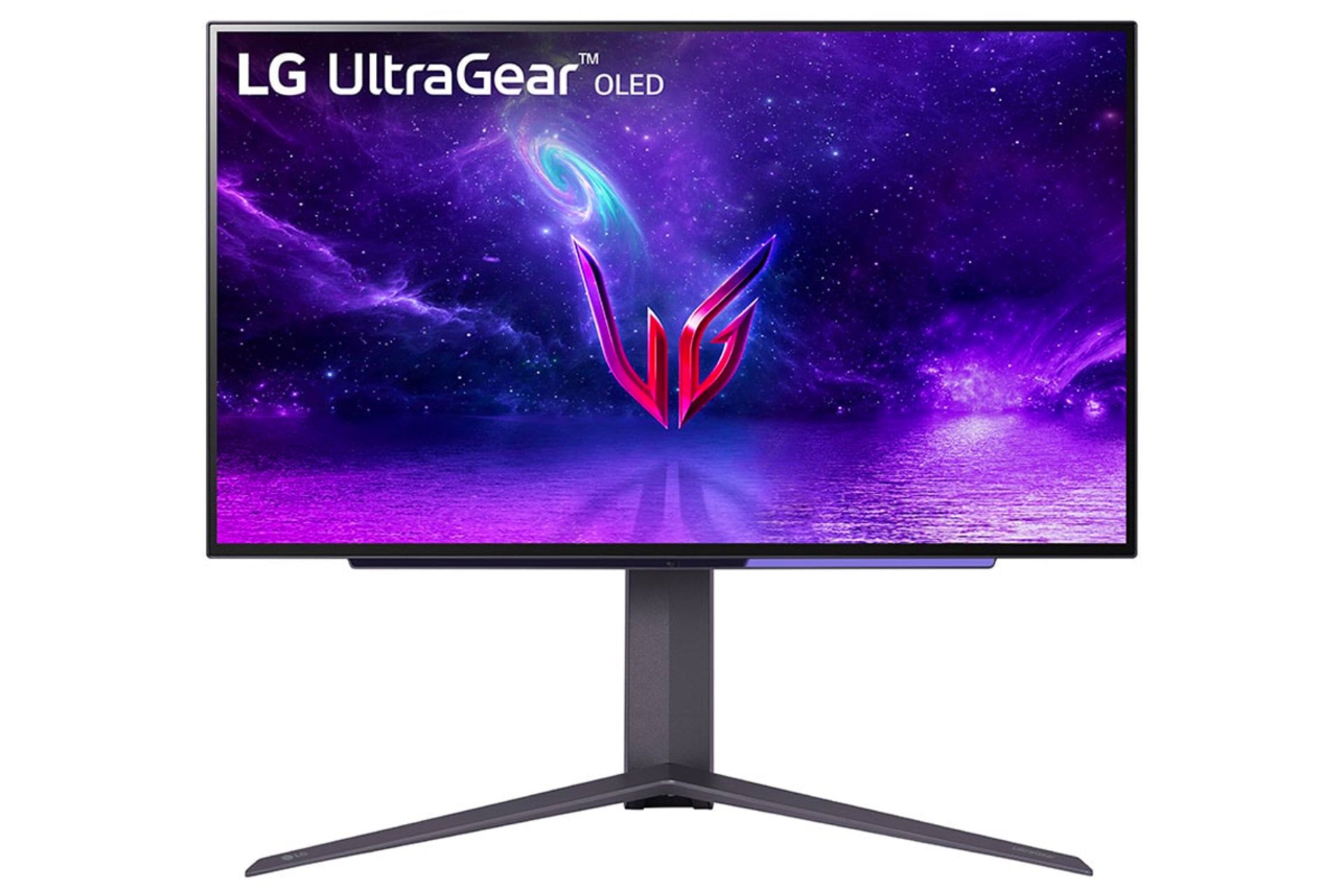 مانیتور 27GR95QE-B ال جی ۲۷ اینچ از نمای جلو